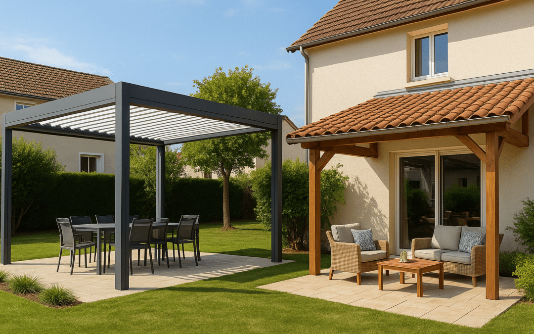 Pergola bioclimatica o tettoia tradizionale? La scelta giusta per Torino e provincia