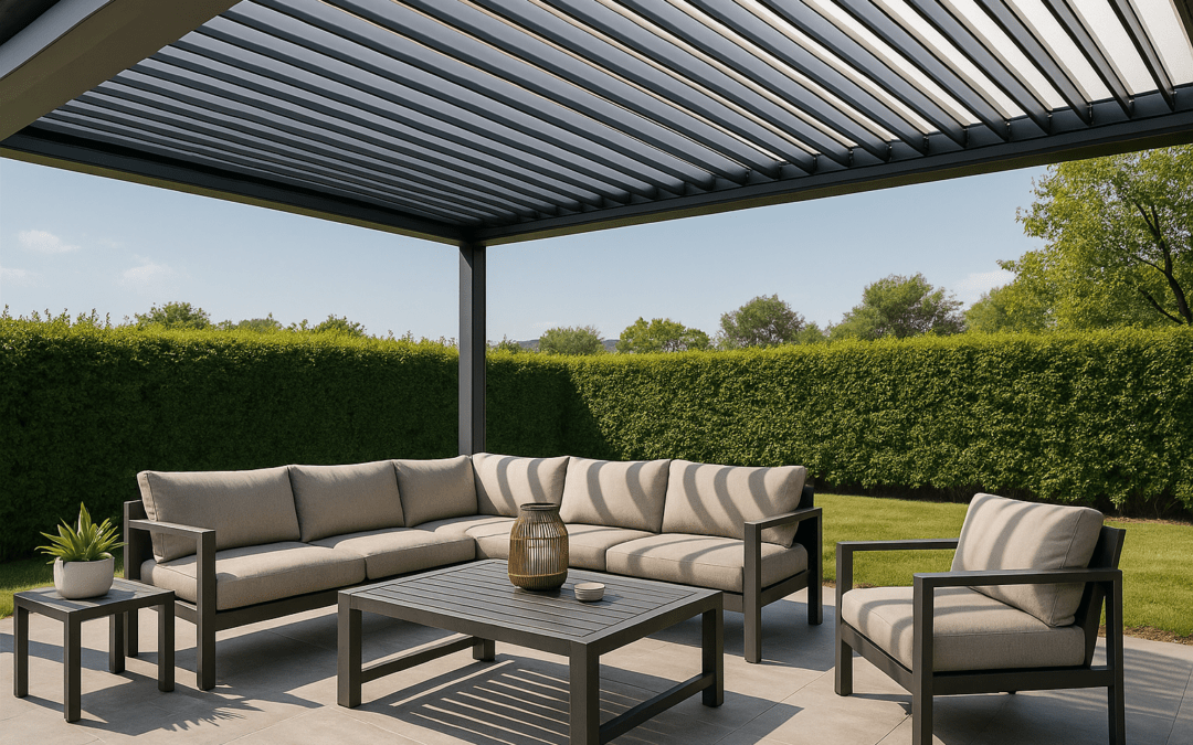 Come sfruttare una pergola bioclimatica tutto l’anno a Torino