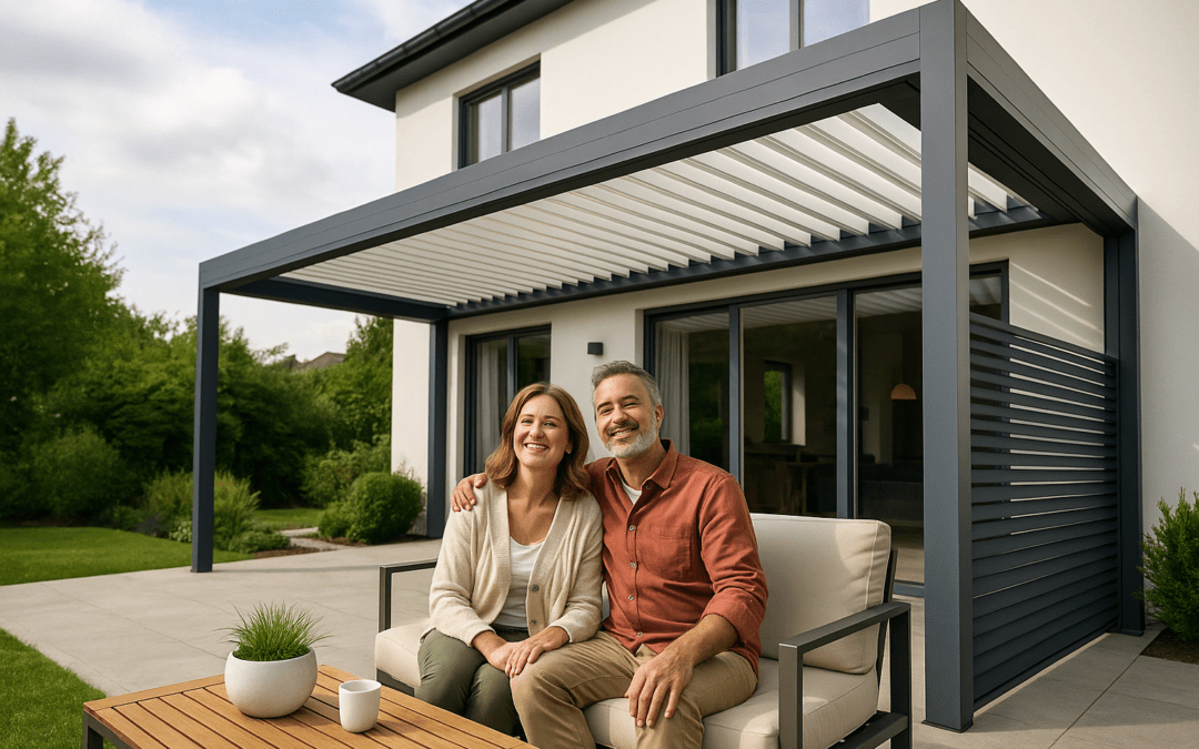 Pergole bioclimatiche a Torino: come aumentare il valore della casa con una pergola bioclimatica